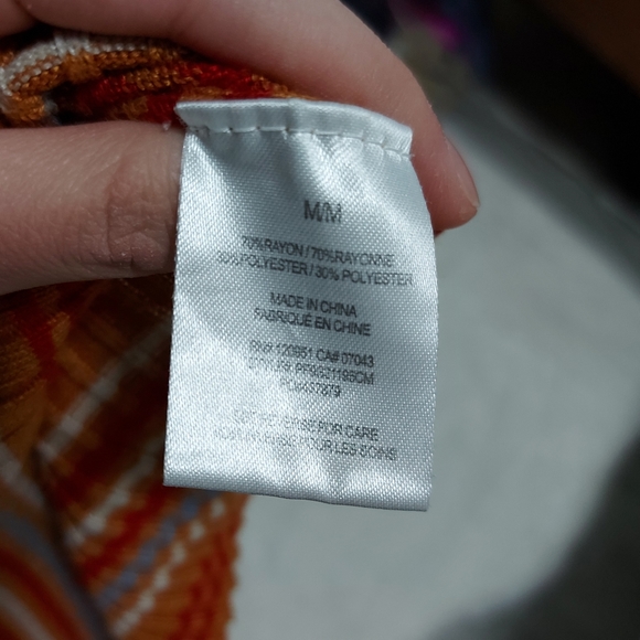 pink rose y2k striped mockneck - Picture 4 of 4